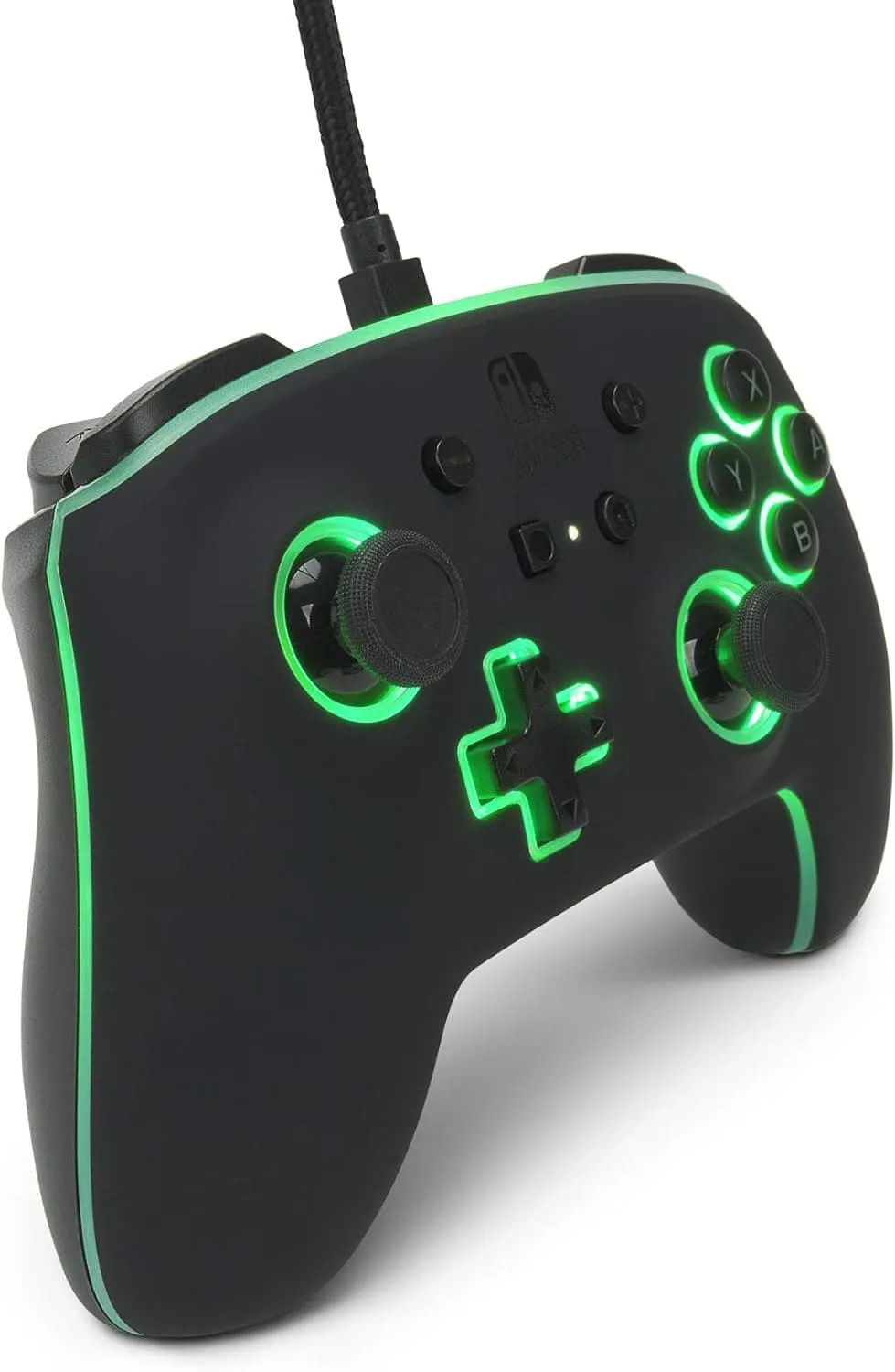 PowerA Spectra Enhanced Wired Controller for Nintendo Switch, Light-Up, Officially Licensed Gamepad