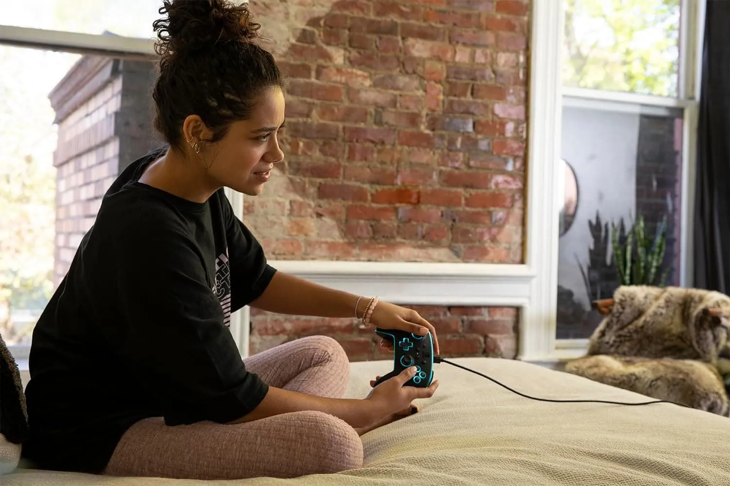PowerA Spectra Enhanced Wired Controller for Nintendo Switch, Light-Up, Officially Licensed Gamepad