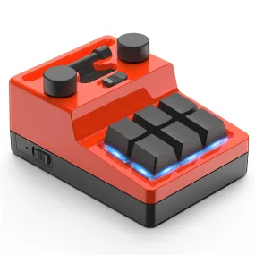 Programming Macro Keyboard, BT5.0/2.4G/USB-C, Double Knob, Hotswap Red Switch, RGB Backlit, Gaming/Photoshop