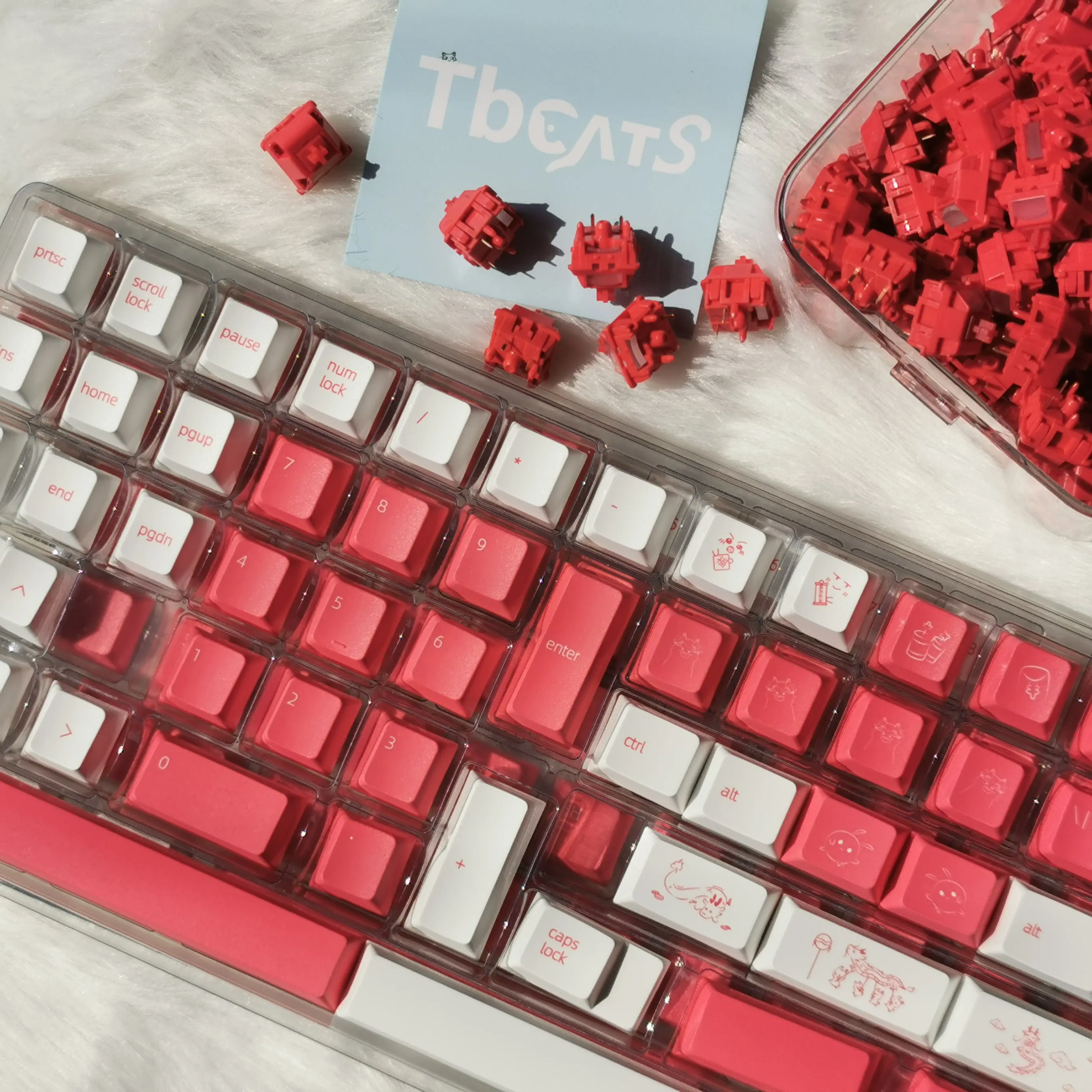QTUO Year of the Dragon Keycaps