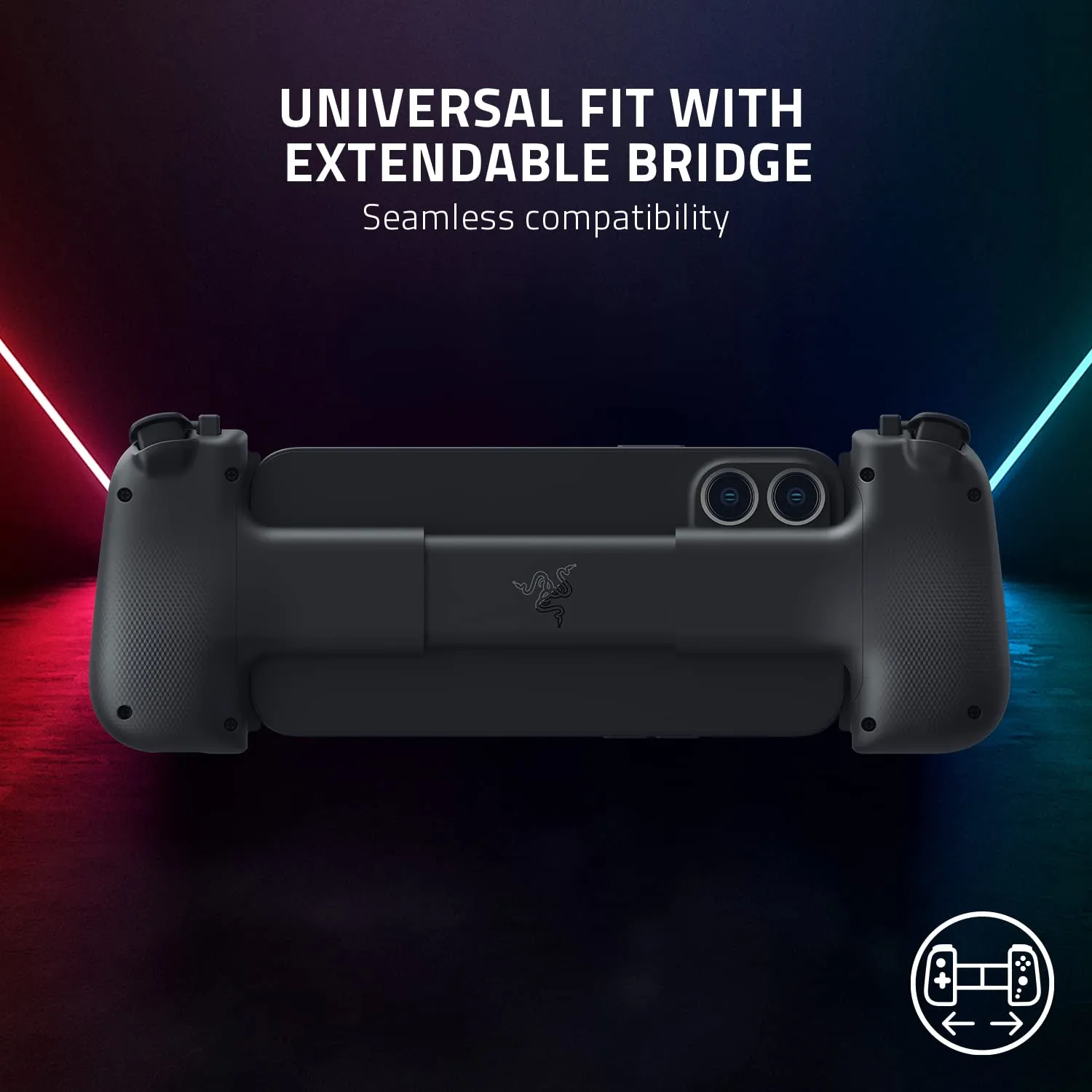 Razer Kishi V2 Mobile Gaming Controller for Android: Console Quality Controls - Universal Fit - Stream PC, Xbox, PlayStation, Touch Screen Android Games - Customizable Triggers - Ergonomic Design