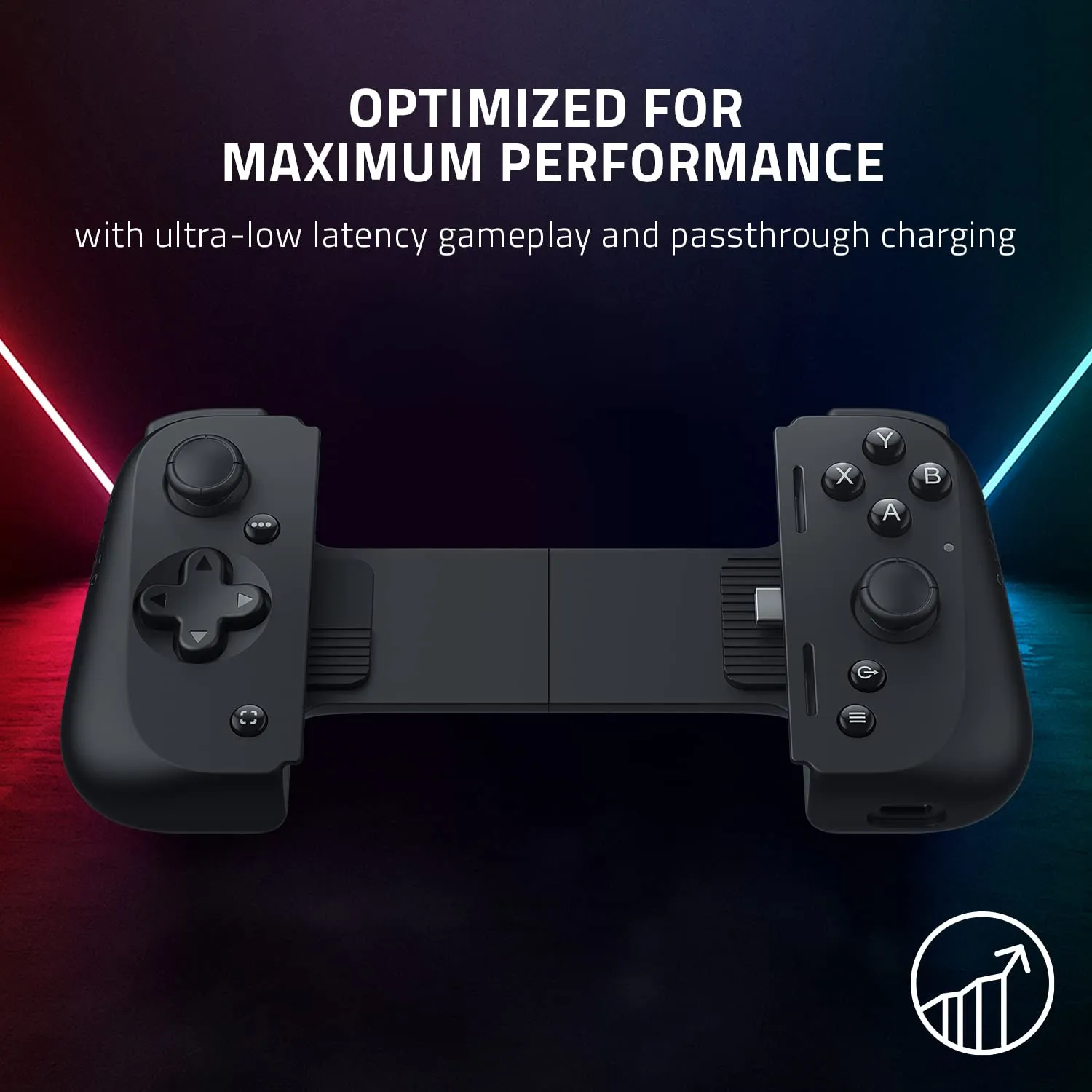 Razer Kishi V2 Mobile Gaming Controller for Android: Console Quality Controls - Universal Fit - Stream PC, Xbox, PlayStation, Touch Screen Android Games - Customizable Triggers - Ergonomic Design