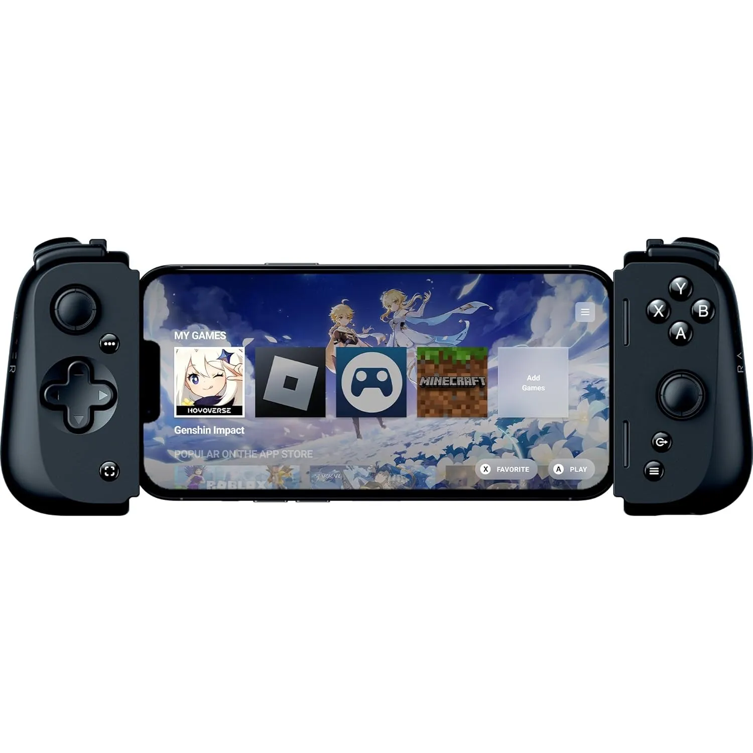 Razer Kishi V2 Mobile Gaming Controller for Android: Console Quality Controls - Universal Fit - Stream PC, Xbox, PlayStation, Touch Screen Android Games - Customizable Triggers - Ergonomic Design