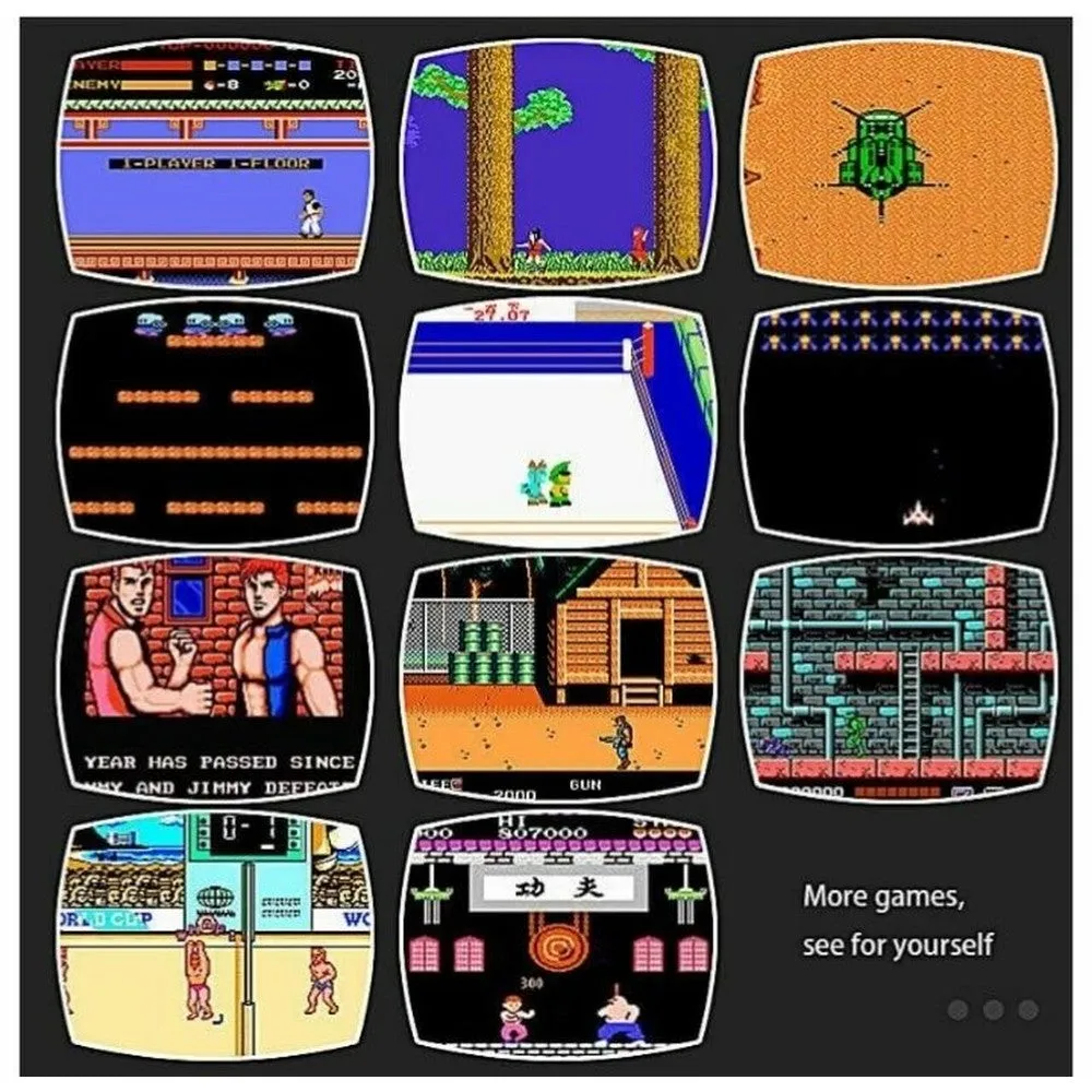 Retro Inspired Game Console 620 Games Loaded