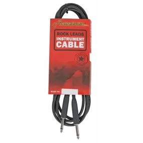 Rock Leads 20ft Instrument Cable Straight Ends