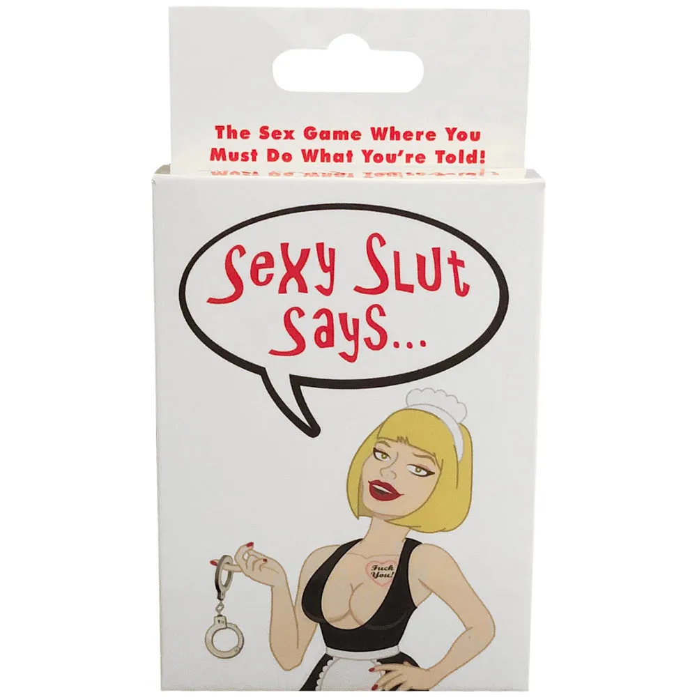 Sexy Slut Says Card Game