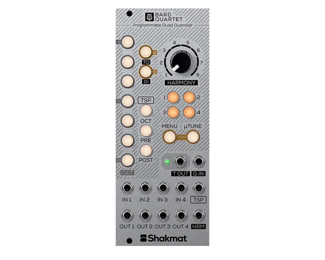 Shakmat Bard Quartet Programmable Quad Quantizer