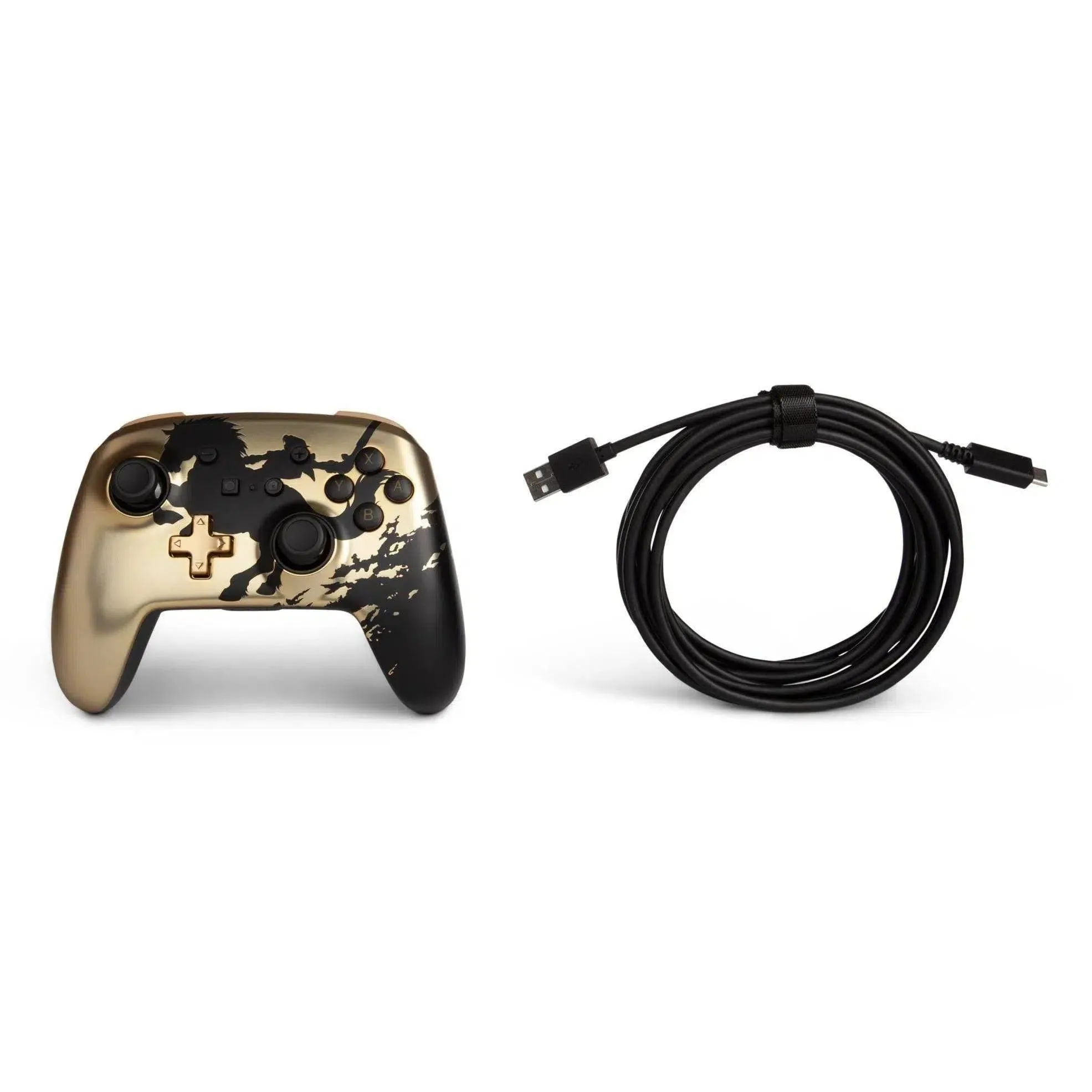 The Legend of Zelda - Nintendo Switch Wireless Controller (Gold Rider Version) - PowerA - Enhanced Edition
