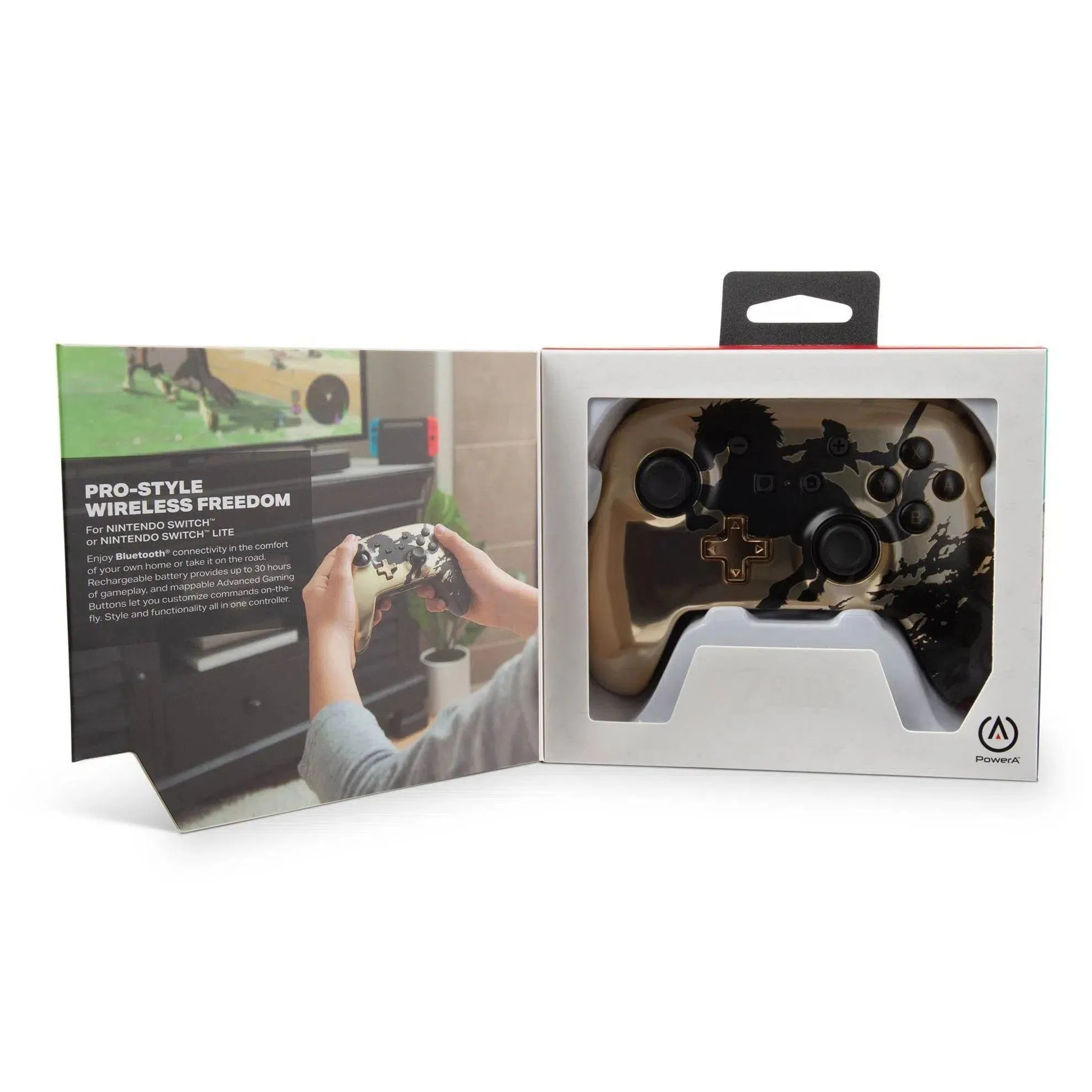 The Legend of Zelda - Nintendo Switch Wireless Controller (Gold Rider Version) - PowerA - Enhanced Edition