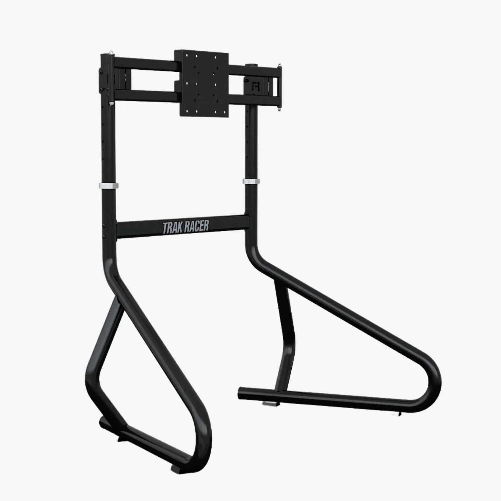 Trak Racer Single Monitor Floor Stand - Holds up to 80" LED LCD TV Monitors and 34-45” when used as a triple holder (extra parts required)