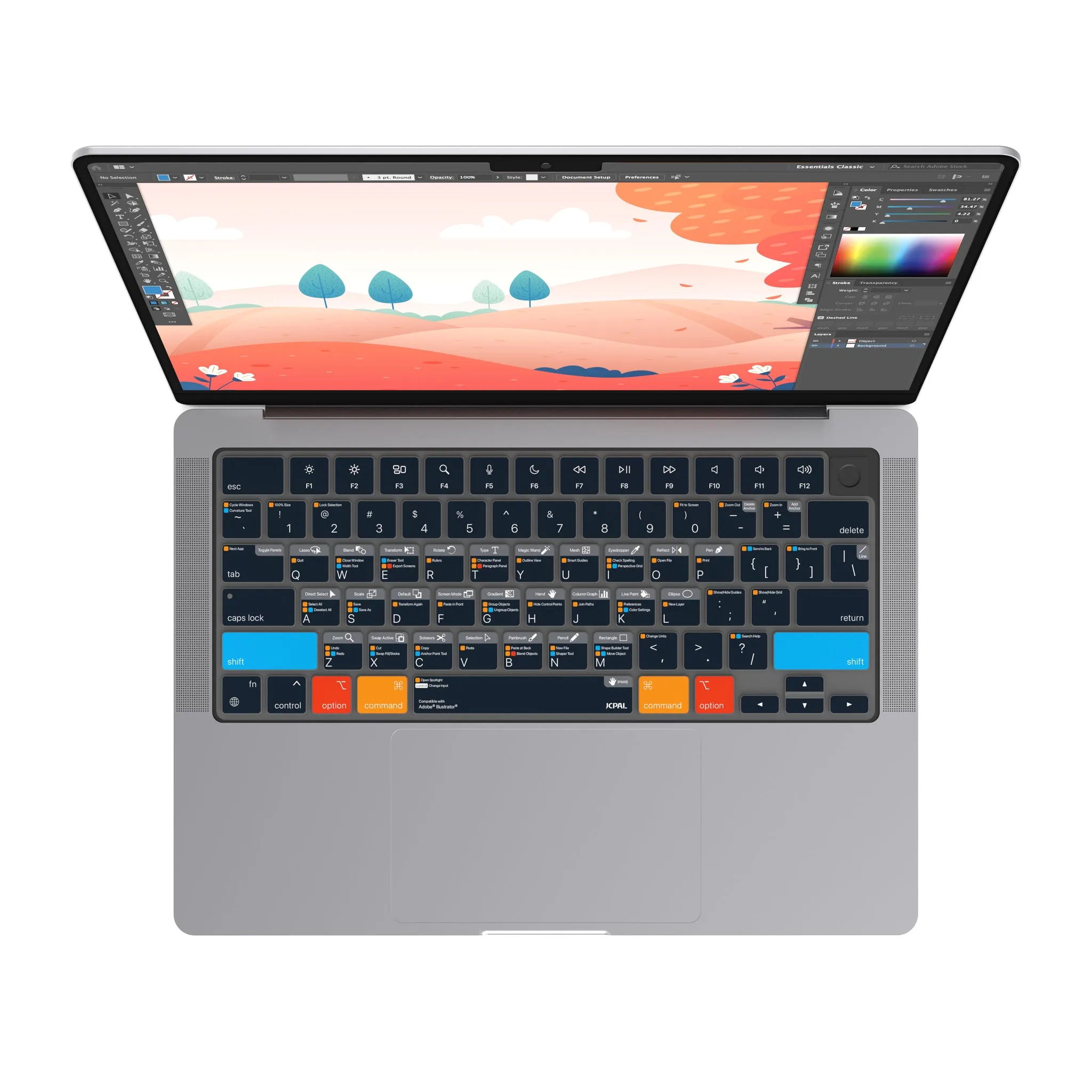 VerSkin   Adobe Illustrator Shortcut Keyboard Protector