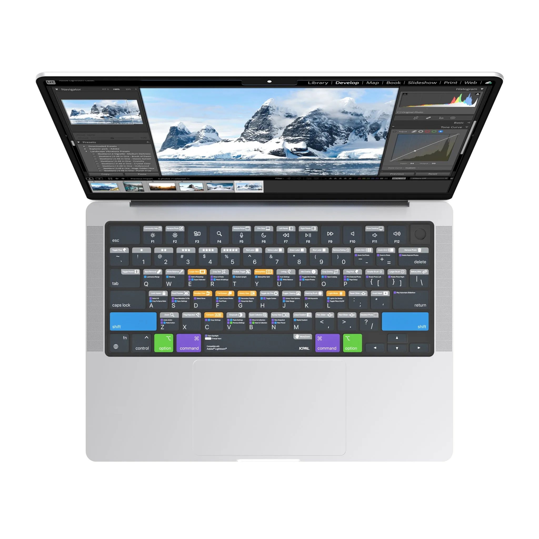 VerSkin   Adobe Lightroom Shortcut Keyboard Protector