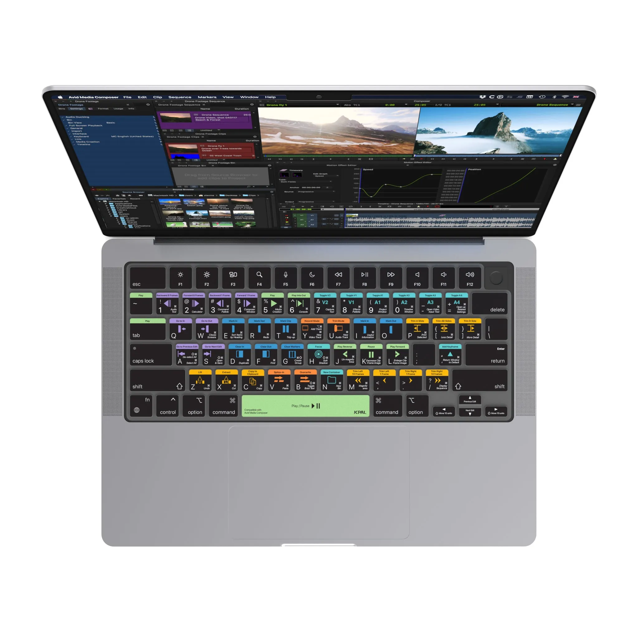 VerSkin   Avid Media Composer Shortcut Keyboard Protector