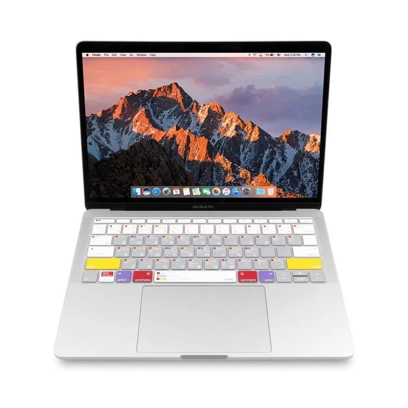 VerSkin   MacOS Shortcut Keyboard Protector for MacBook Pro 13" (USB-C/Thunderbolt 3)