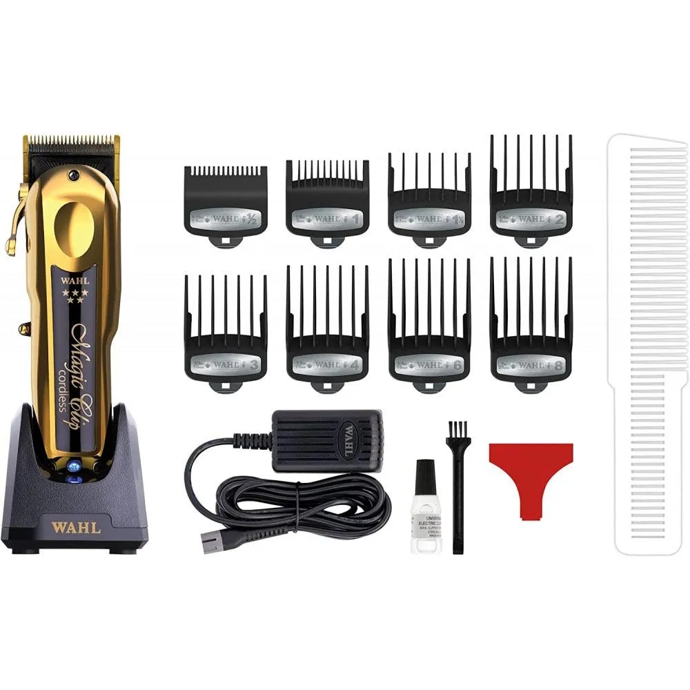 Wahl 5 Star Gold Cordless Magic Clip Clipper #8148-700