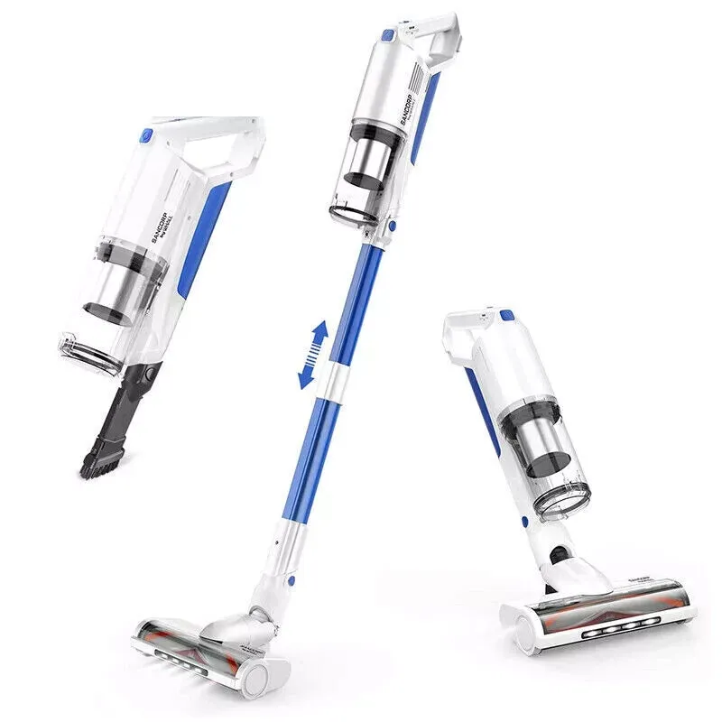 WHALL EV-691 Cordless Vacuum Cleaner 4-in-1 Foldable Cordless Stick (Refurbished)
