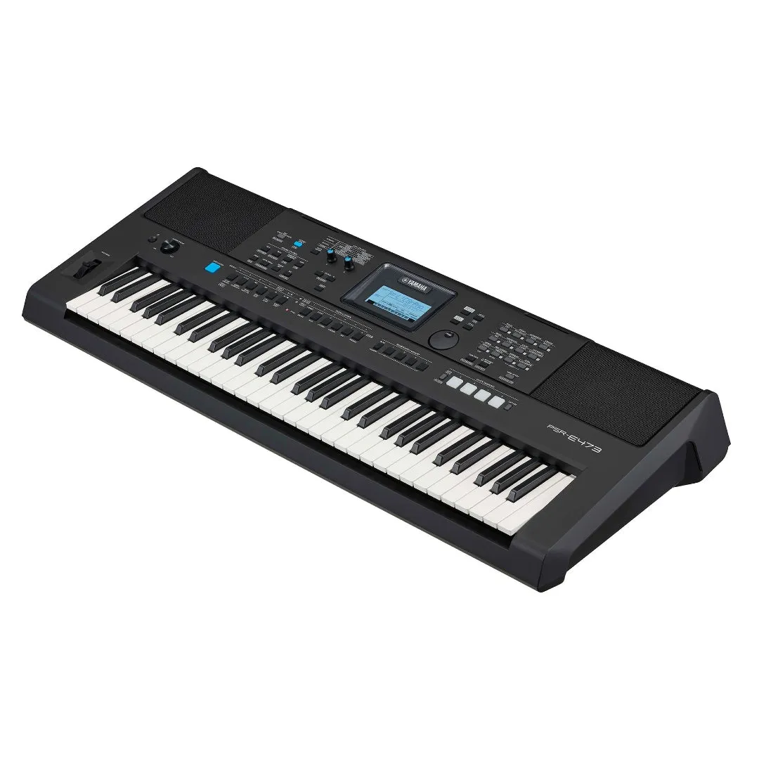 YAMAHA PSR-E473 Portable 61-Key Digital Keyboard - Brand New