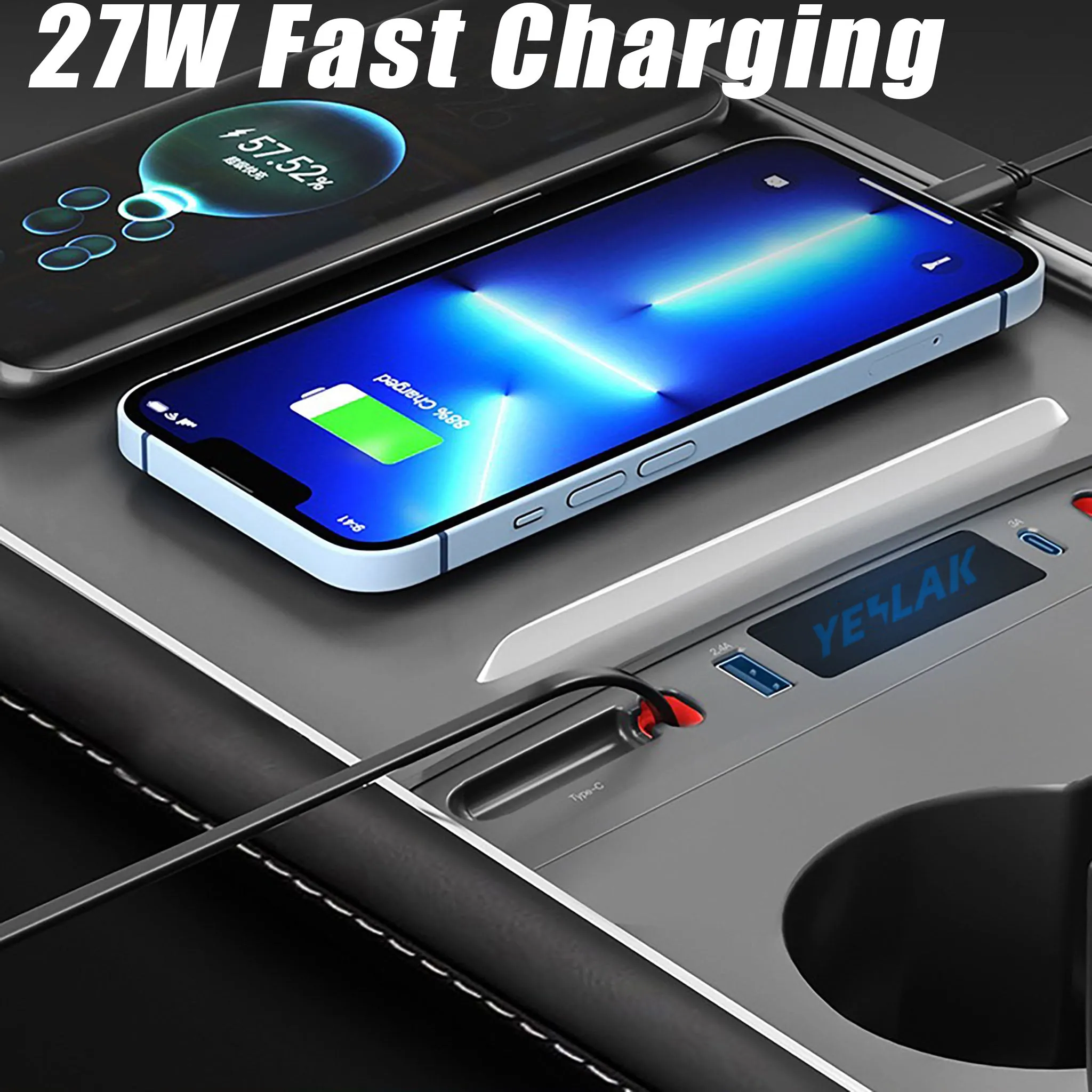 Yeslak USB Hub for Tesla Model 3 & Y