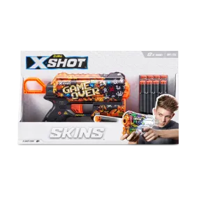 ZURU X Shot Skins Flux Dart Blaster  Game Over