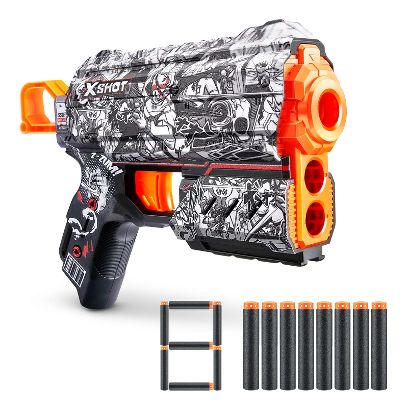 ZURU X Shot Skins Flux Dart Blaster  Illustrate