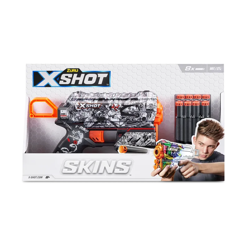ZURU X Shot Skins Flux Dart Blaster  Illustrate